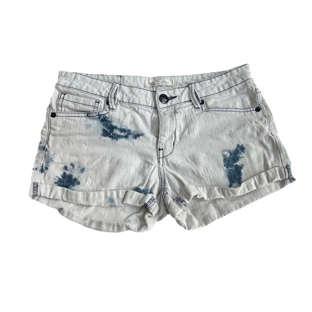 BCBGeneration Denim Women’s Jeans Shorts 26 Acid Wash Cuffed Summer Low Rise